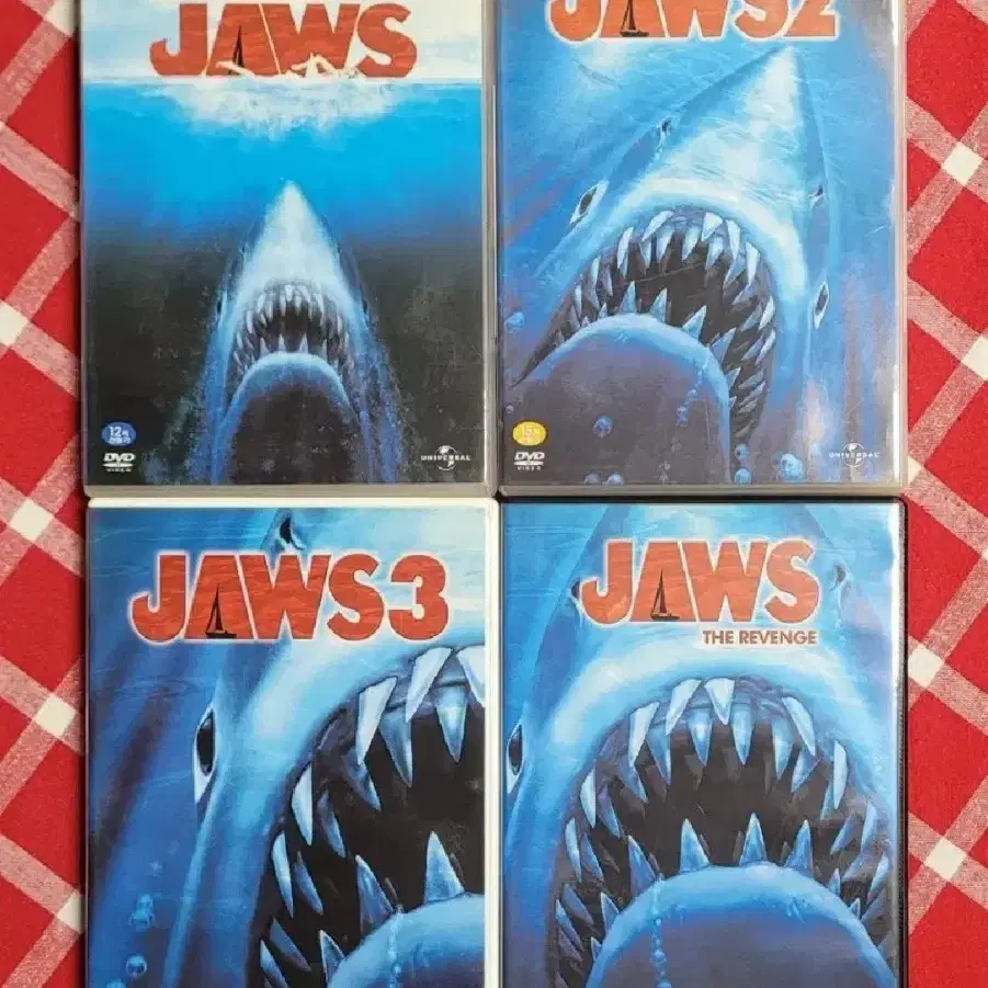 죠스(JAWS) 1탄~4탄 DVD