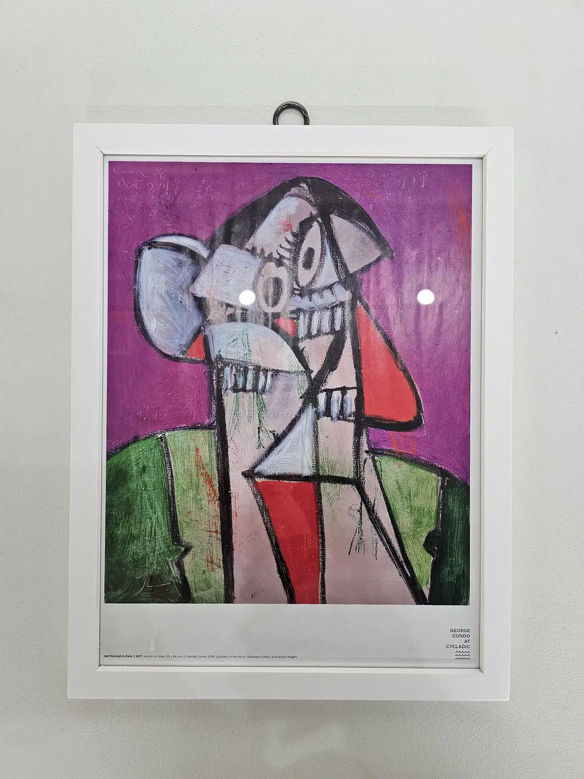 조지 콘도 한정판 전시 포스터 George Condo Poster