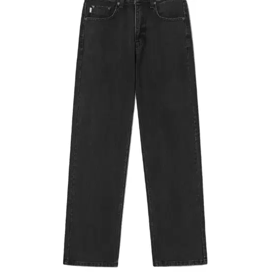 글로니 mid-rise loose fit jeans(black) s