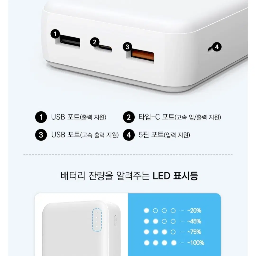 스피디 보조배터리 20000mah