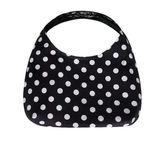 kanari MINI TWO WAY BAG -DOT&GLOSSY BLAC