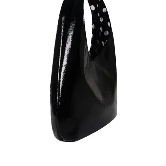 kanari MINI TWO WAY BAG -DOT&GLOSSY BLAC