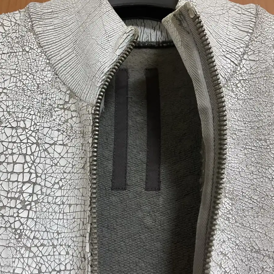 Rick Owens Drkshdw Cracked paint Bomber