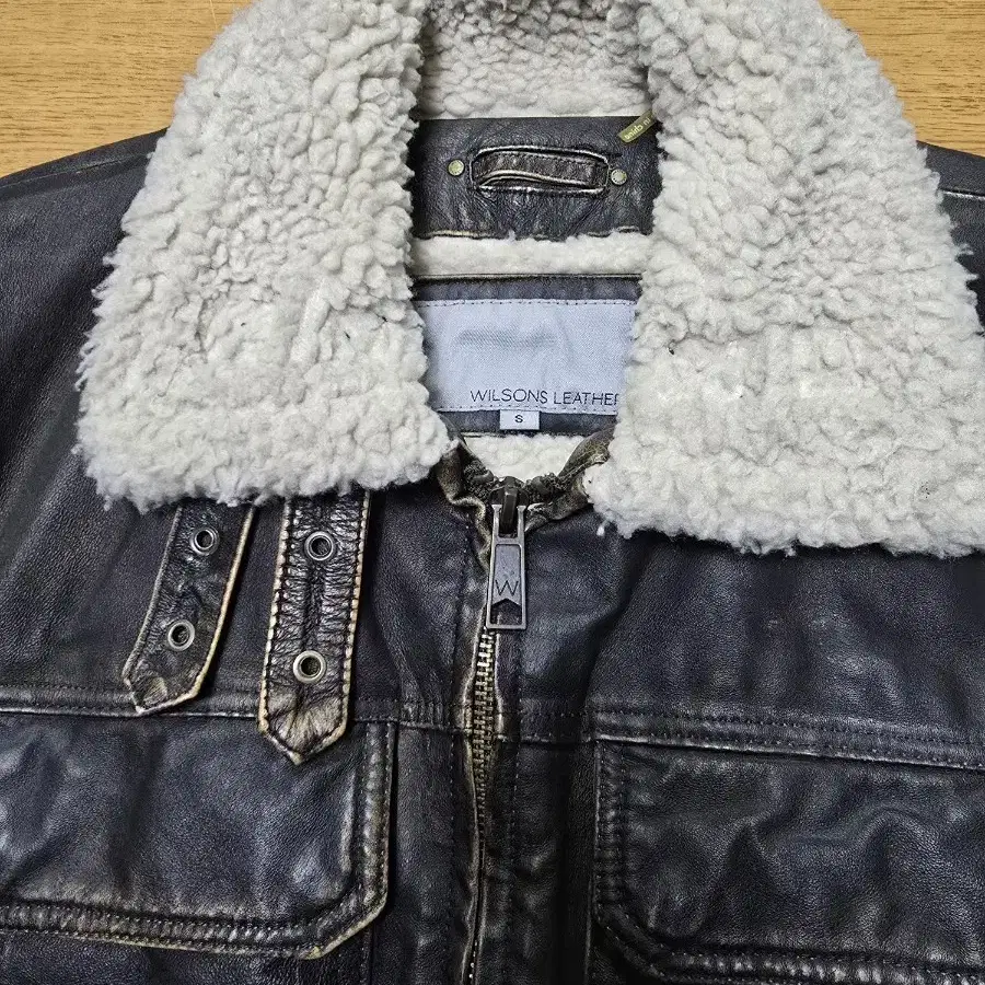 (S) [WILSONS LEATHER] 윌슨 레더 양털 가죽자켓