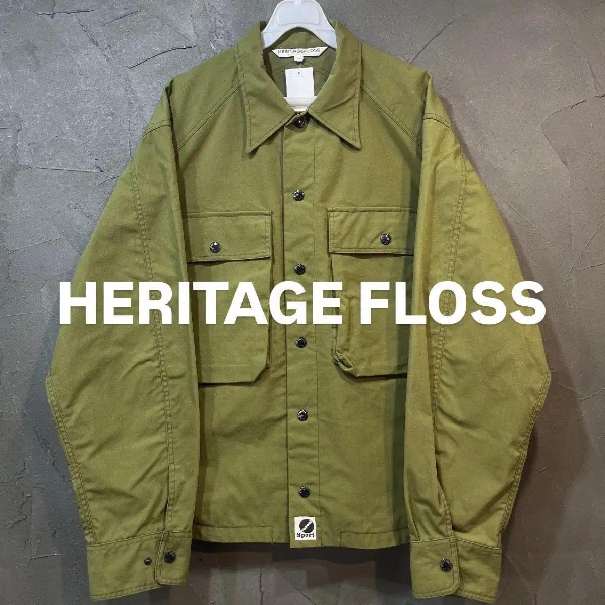 [L] HERITAGE FLOSS 헤리티지 플로스 나일론 자켓