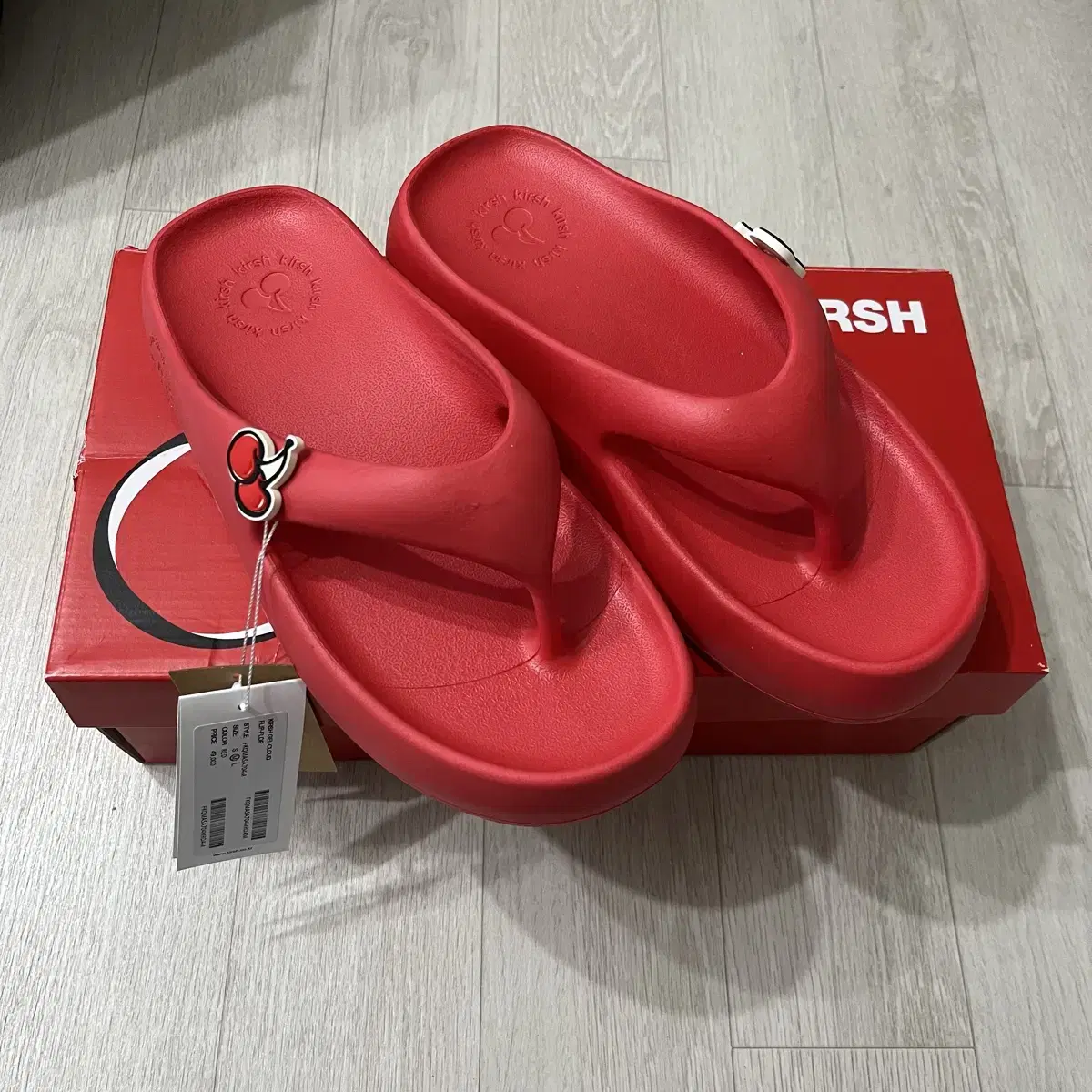 Kirsi ZEL Cloud Flip-Flops Red M (235-240)