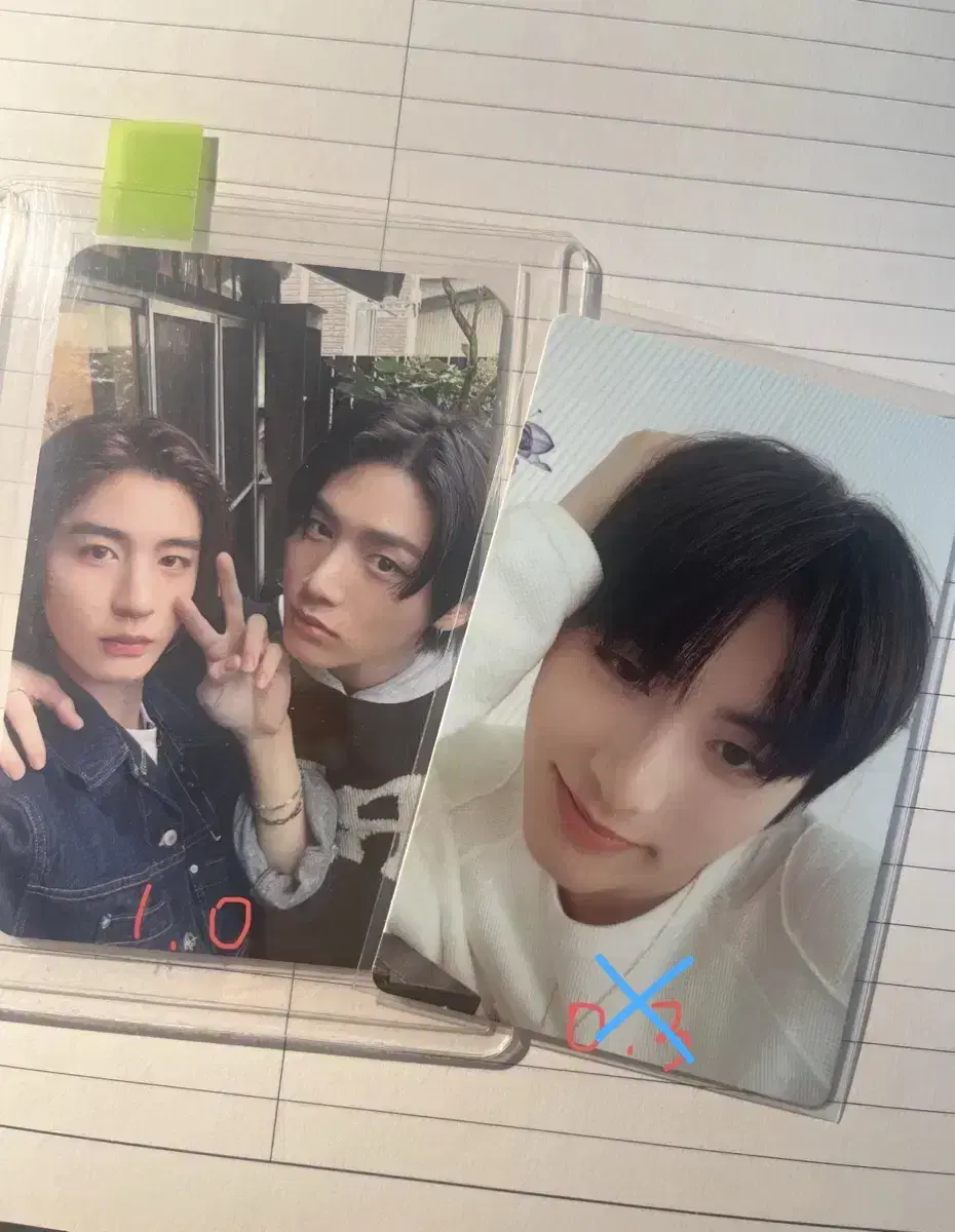 And who boynextdoor boynextdoor taesan leehan Unit Photo Card