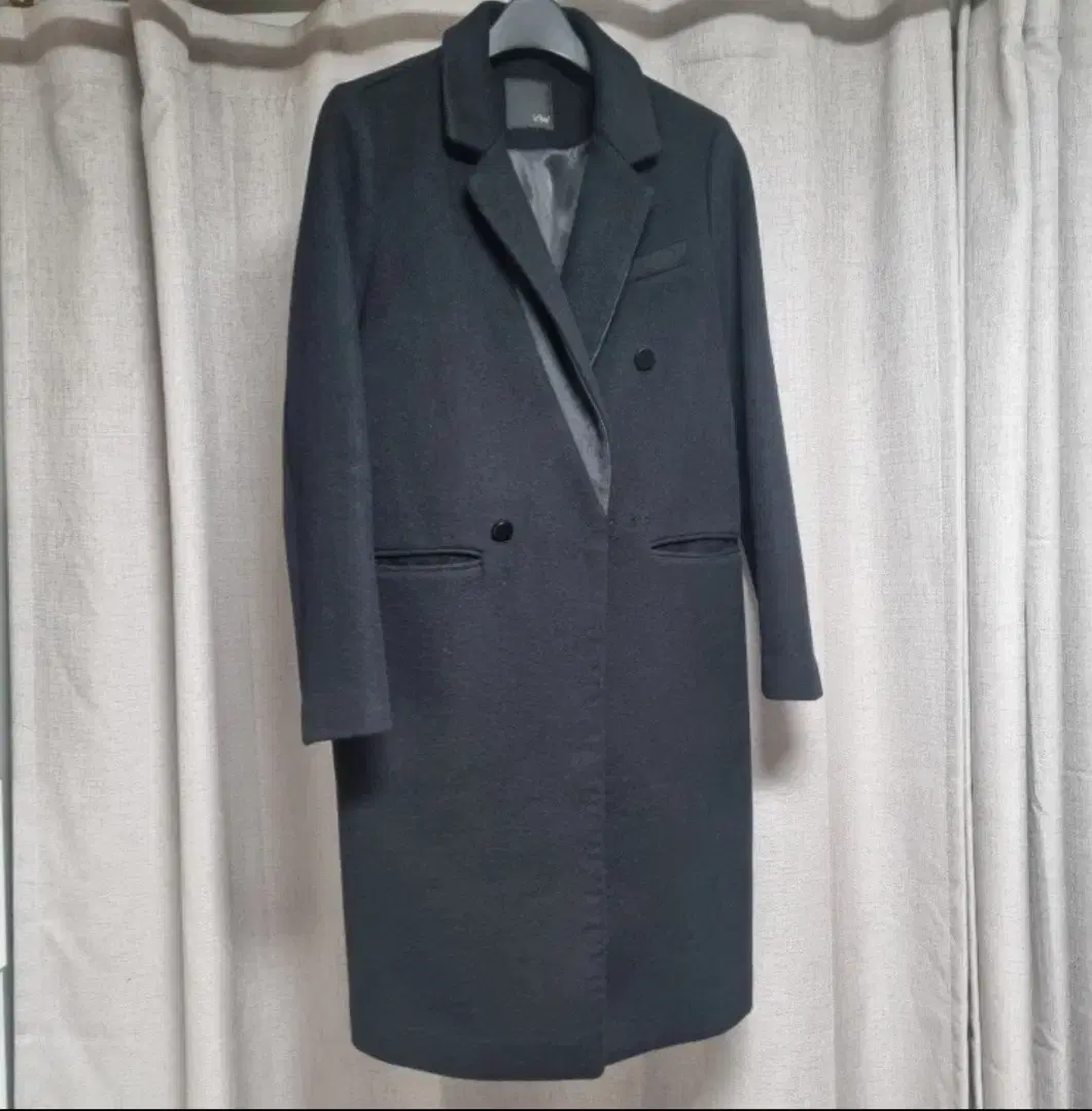 [Brand clothing, used] Le Shop Women's Wool Overfit Long Coat, M