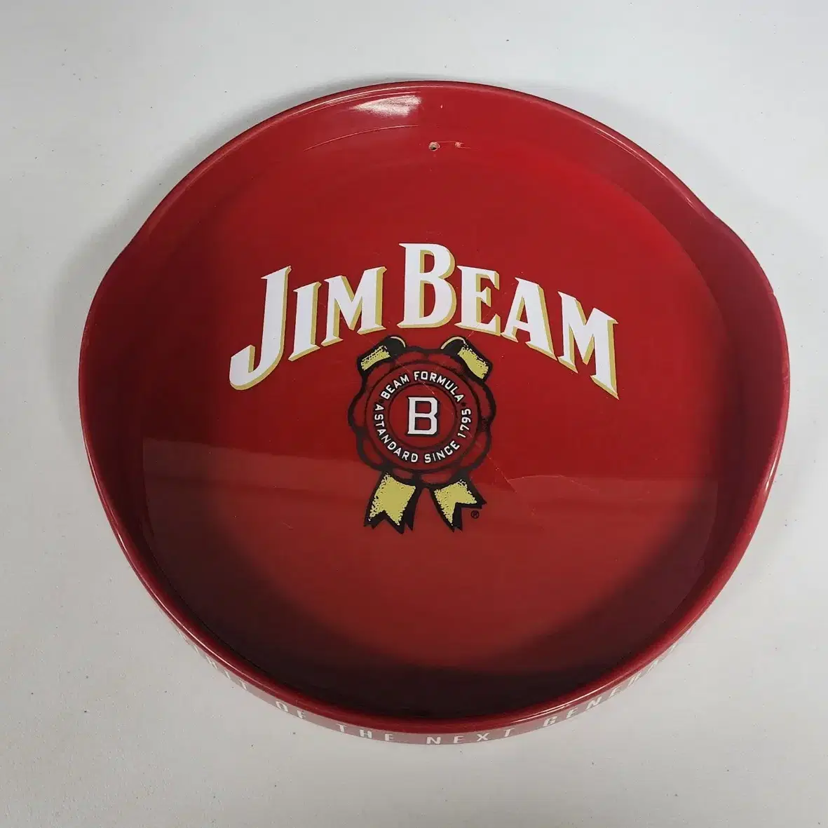 레소레트로#3995 짐빔 빈티지 원형트레이 JIM BEAM