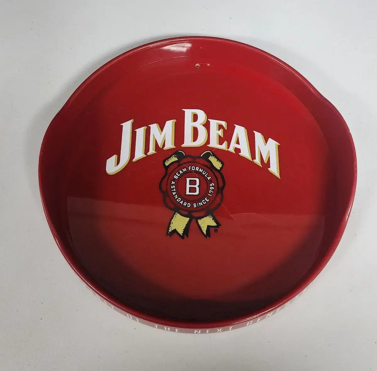 레소레트로#3995 짐빔 빈티지 원형트레이 JIM BEAM