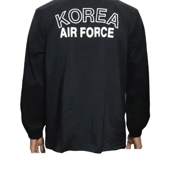 (새상품)ROKAF 공군 바람막이 점퍼 105 블랙