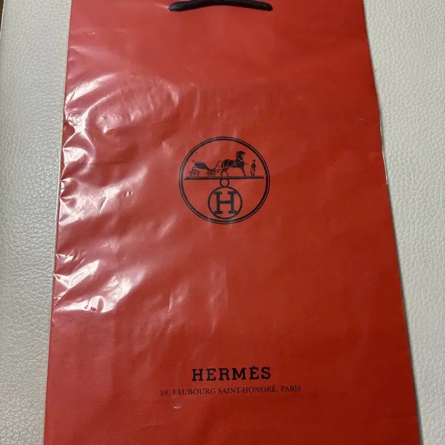 미사용) HERMES 종이백 종이가방 1p