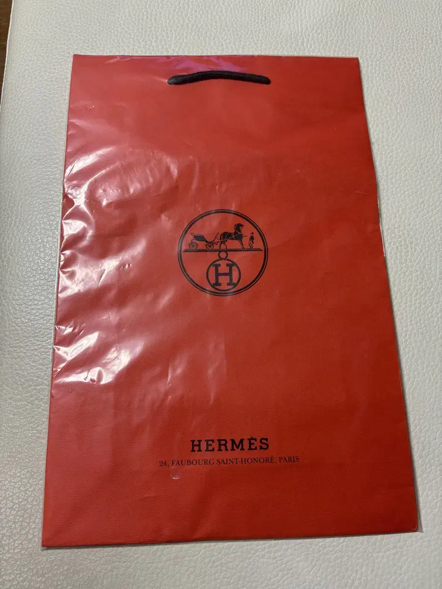 미사용) HERMES 종이백 종이가방 1p