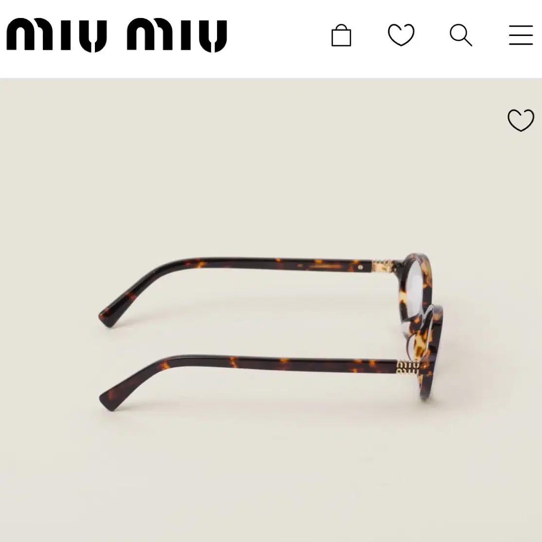 미우미우 리가드 선글라스 MIUMIU