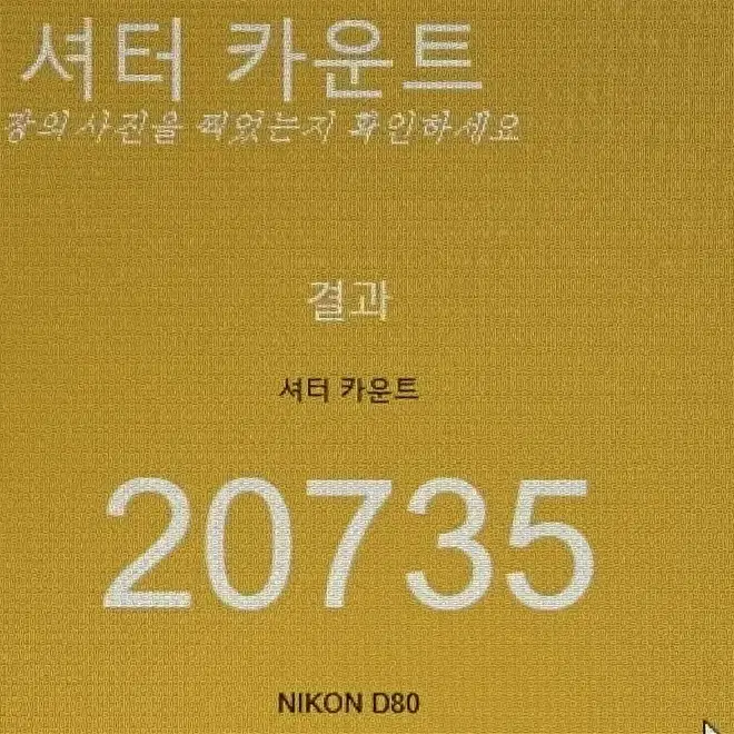 니콘 D80 카메라 (2만컷)