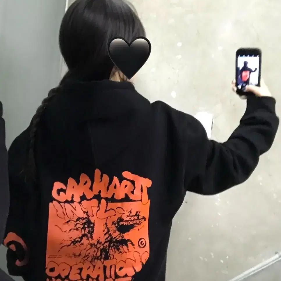 Carhartt 칼하트WIP 블랙 후드티