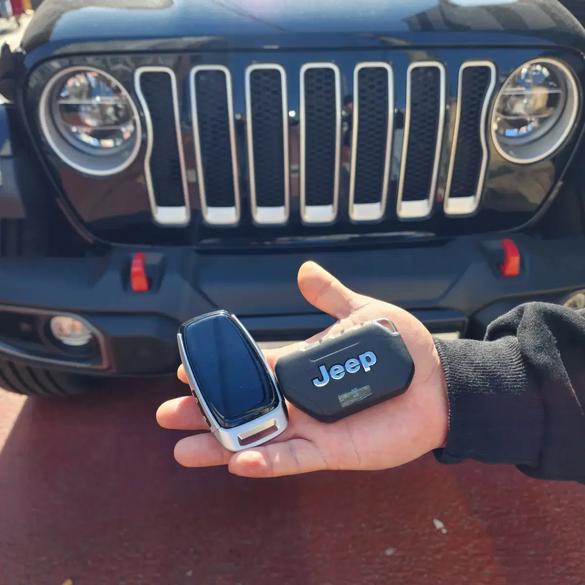 JEEP 지프 스마트하고 편리한 최신형 LCD 디스플레이키로 이식 개조