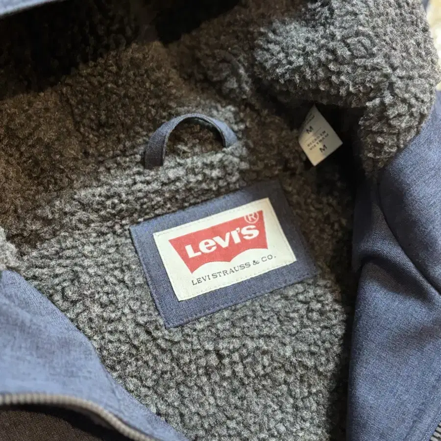 levis 윈드브레이커 셰르파 안감 후드 재킷