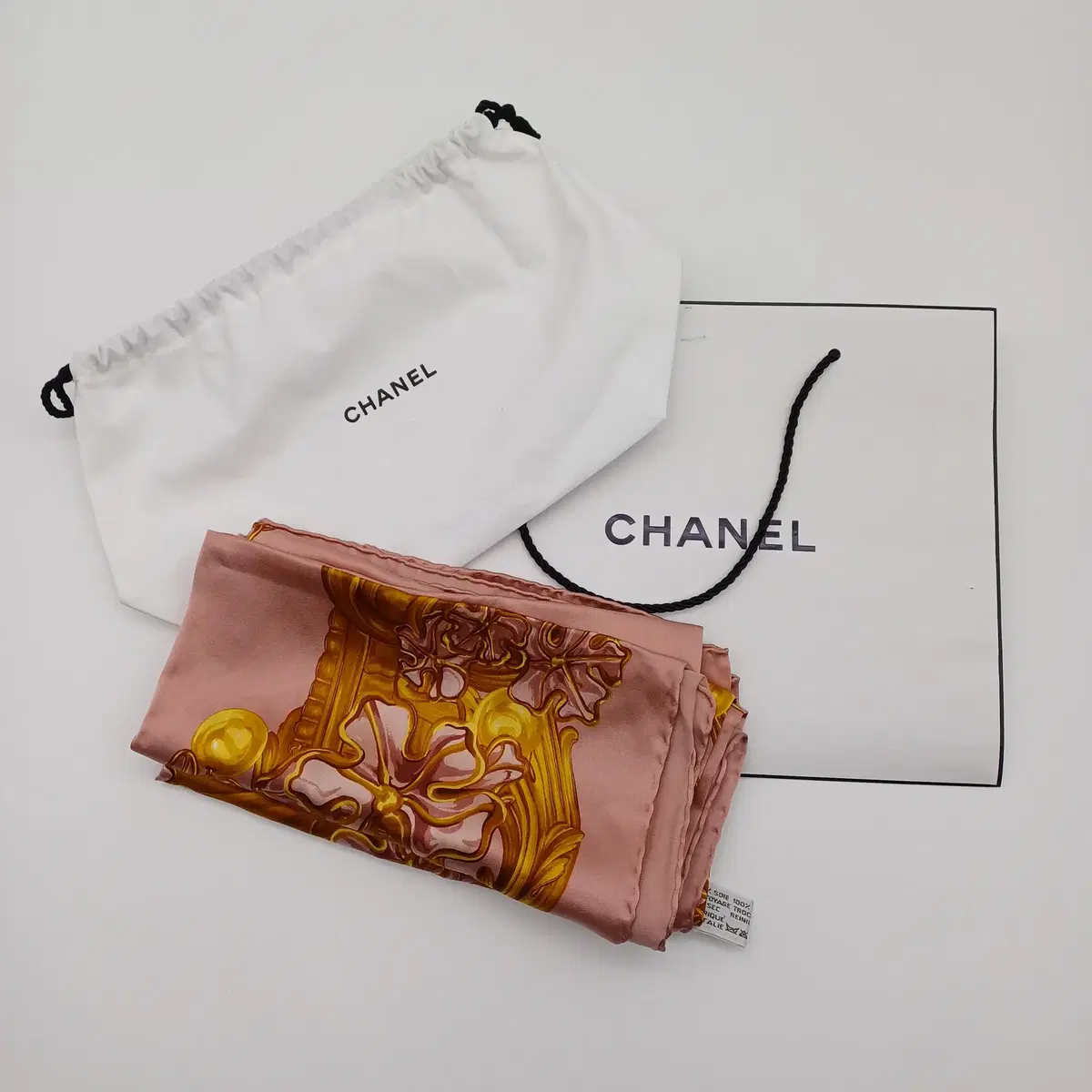 CHANEL 샤넬 실크 스카프 [8149_0740-01]