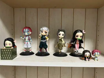 귀멸의 칼날 꼬마 피규어 정리 6종 세트