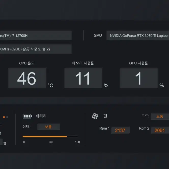 기가바이트 AERO 17XE5 3070ti ddr5 64g ssd1tb