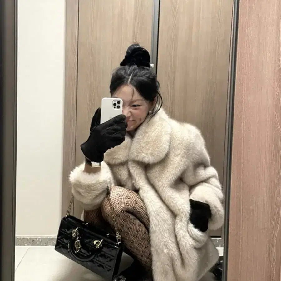 셀리앤리옹 Blair fur jacket (섹시퍼자켓)