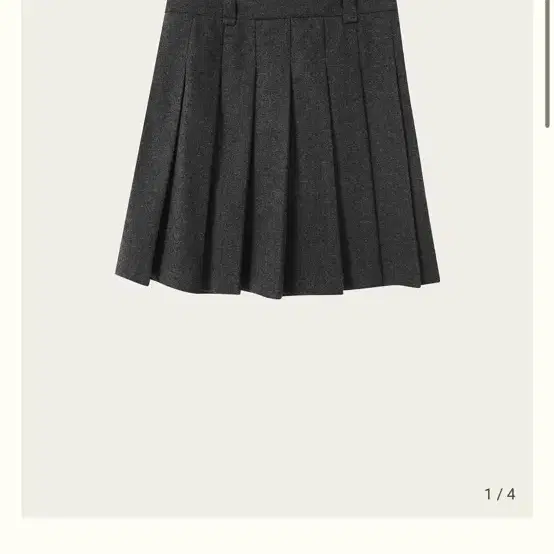 리본빛Jude Pleated Skirt S