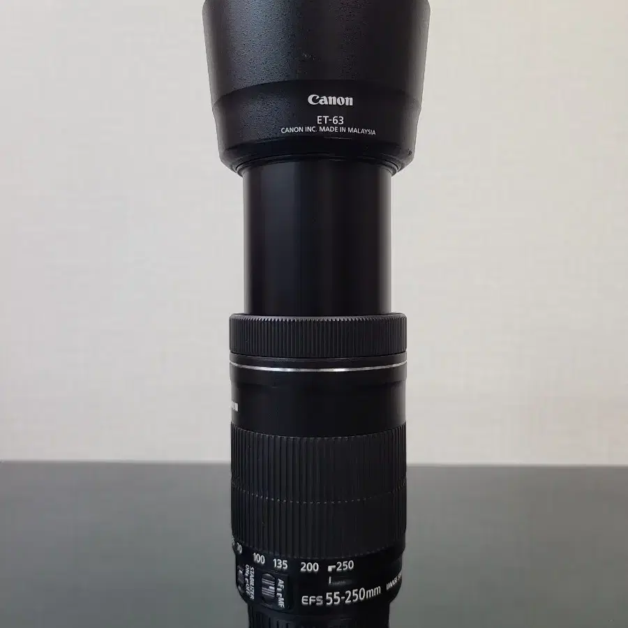 캐논 EF-S 55-250mmIS STM  손떨림방지 망원렌즈 판매합니다