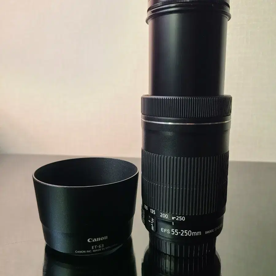 캐논 EF-S 55-250mmIS STM  손떨림방지 망원렌즈 판매합니다