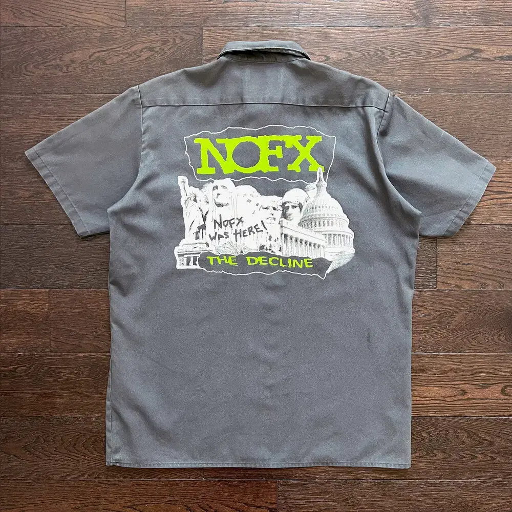 90s NOFX 워크 셔츠