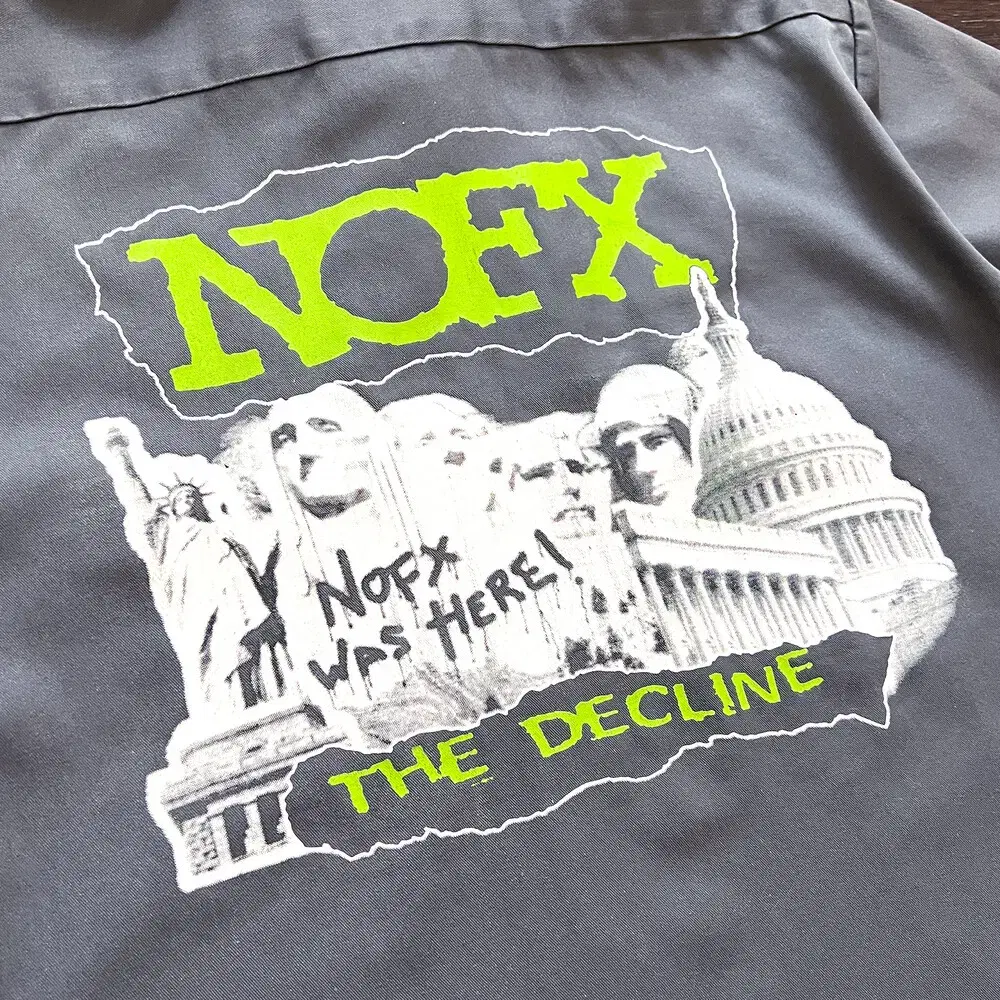 90s NOFX 워크 셔츠