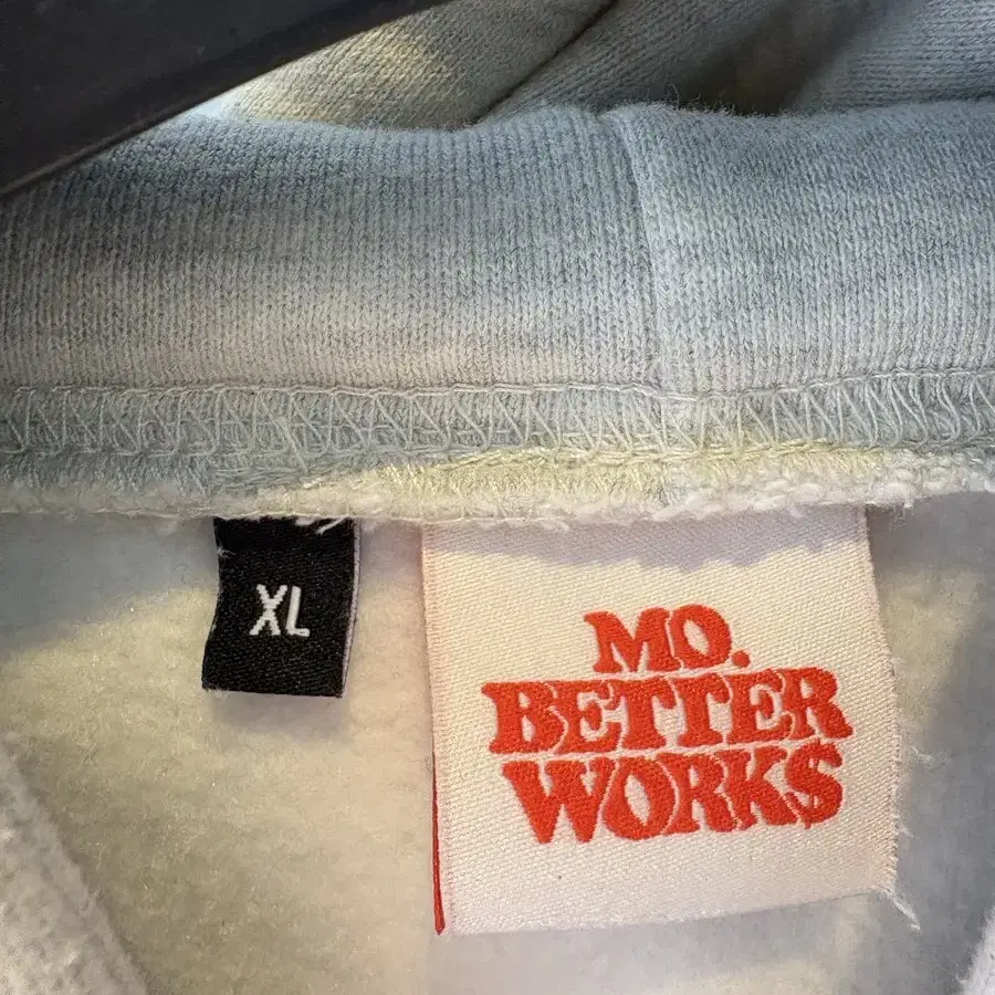 모 베러 웍스 mo better works 기모 후드티