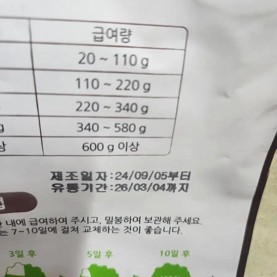 네츄럴오 강아지 유기농 사료 대용량 초록입홍합 6kg