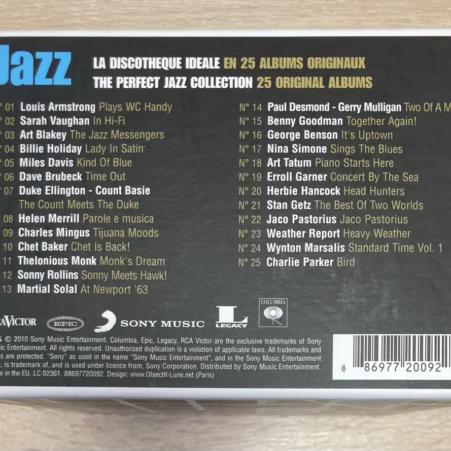 The Perfect Jazz Collection 25CD 박스세트 판매