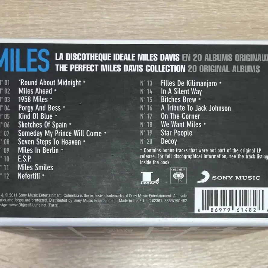 마일즈 데이비스 (Miles Davis) Collection [22CD]