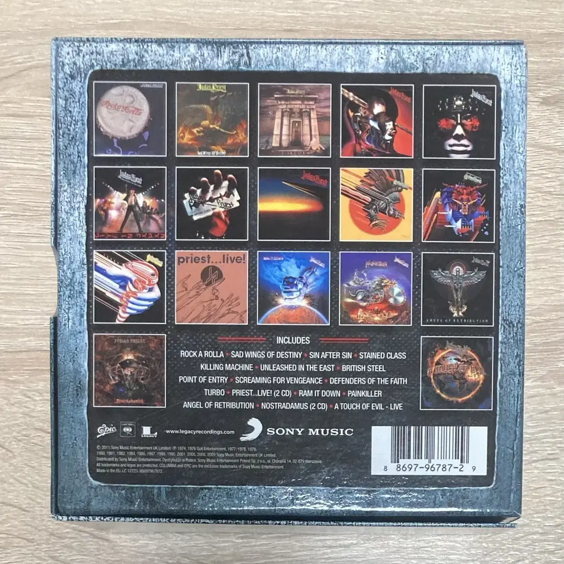 주다스 프리스트 Judas Priest 19CD Box Set 앨범 판매