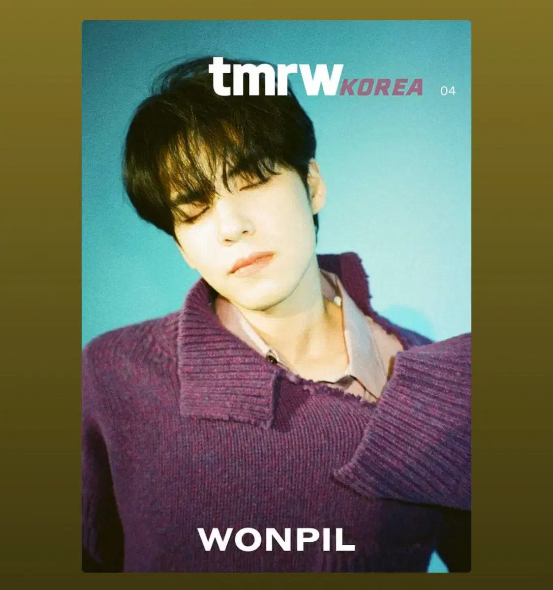 Day 6 Wonpil Magazine tmrw