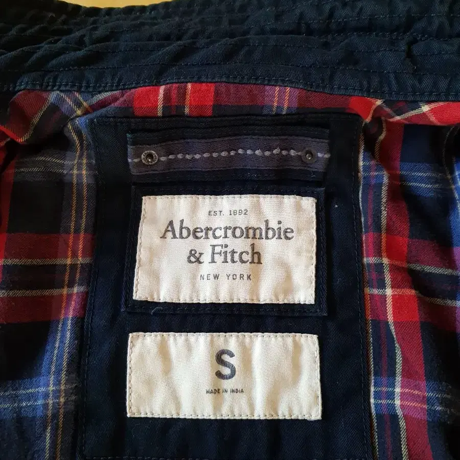 아베크롬비 Abercrombie M65 체크안감 밀리터리 야상자켓 95