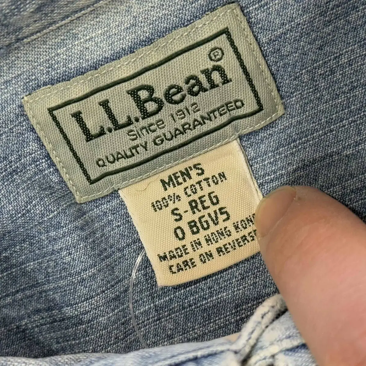 L.L.Bean 엘엘빈 데님 셔츠 청셔츠