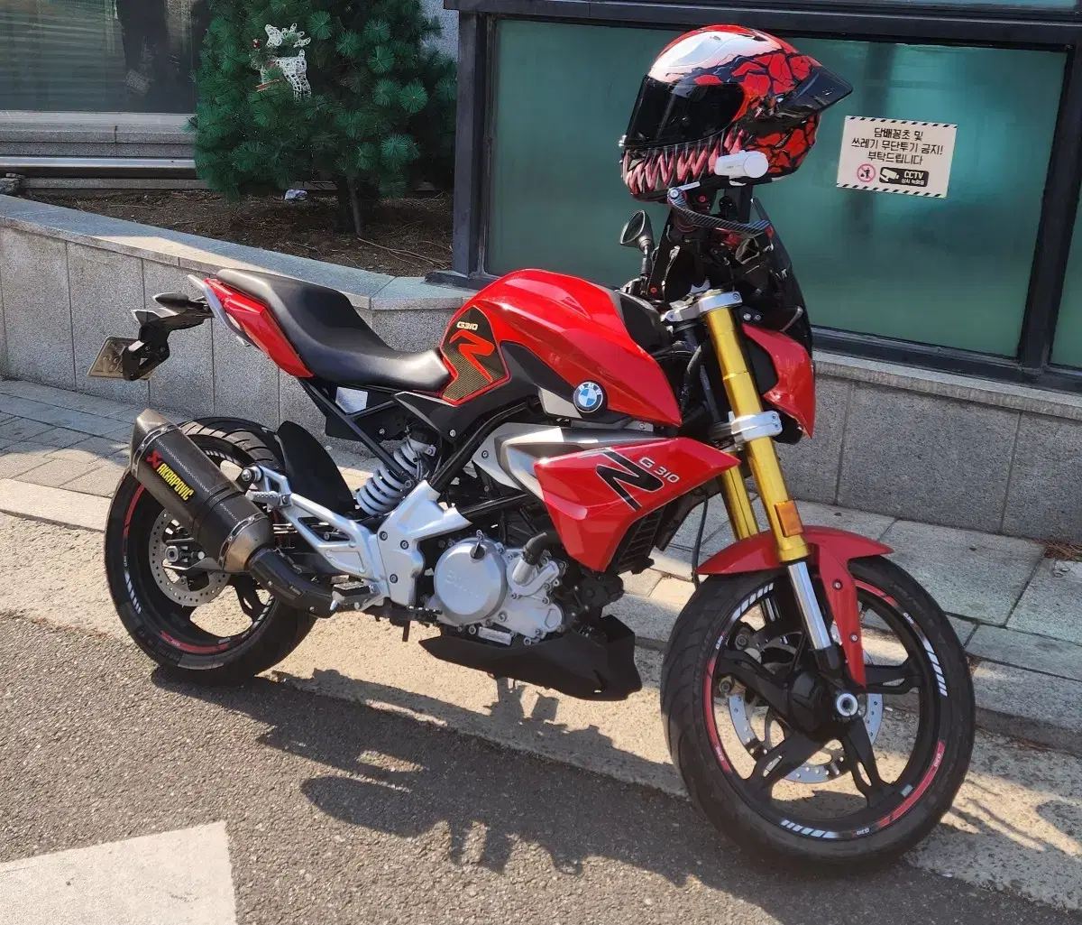 20년식 bmwg310r  아크라포빅구변완료