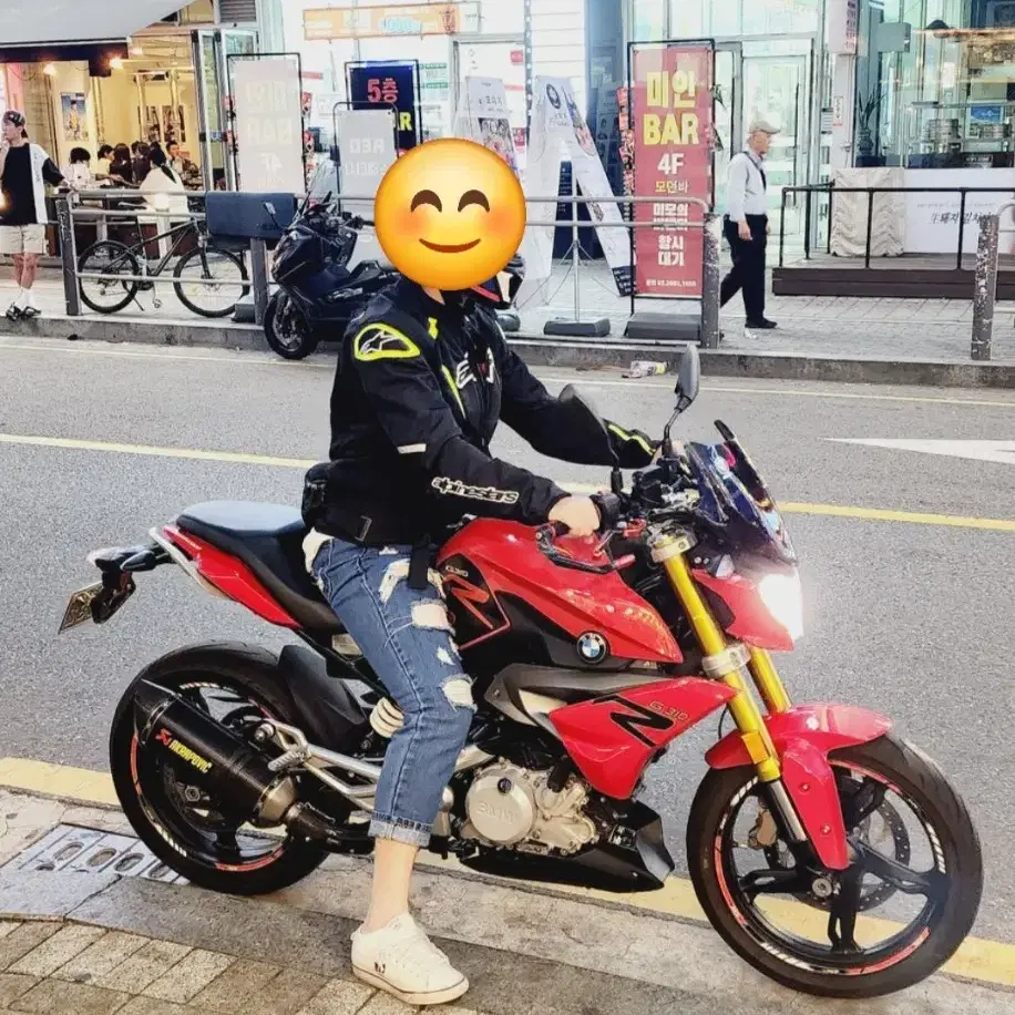 BMWG310R .20년식. 아크라포빅구변완료