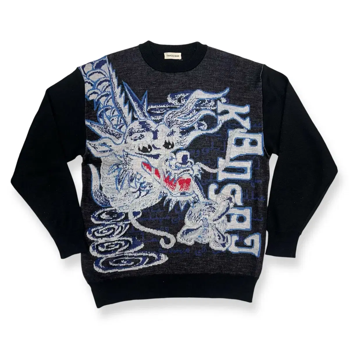 90s Kansai Man Dragon Knit