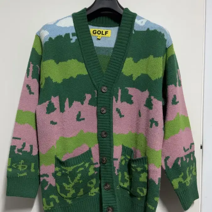 [S] 골프왕 Golf Wang Landscape Cardigan