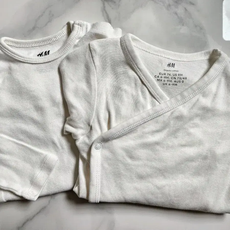 h&m 바디수트 6-9m 새제품 2벌 일괄