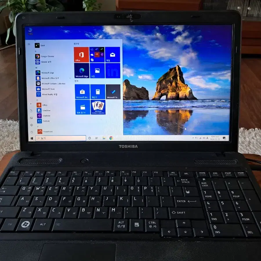 TOSHIBA 15.6" 노트북 8GB, SSD128GB,WINDOW10