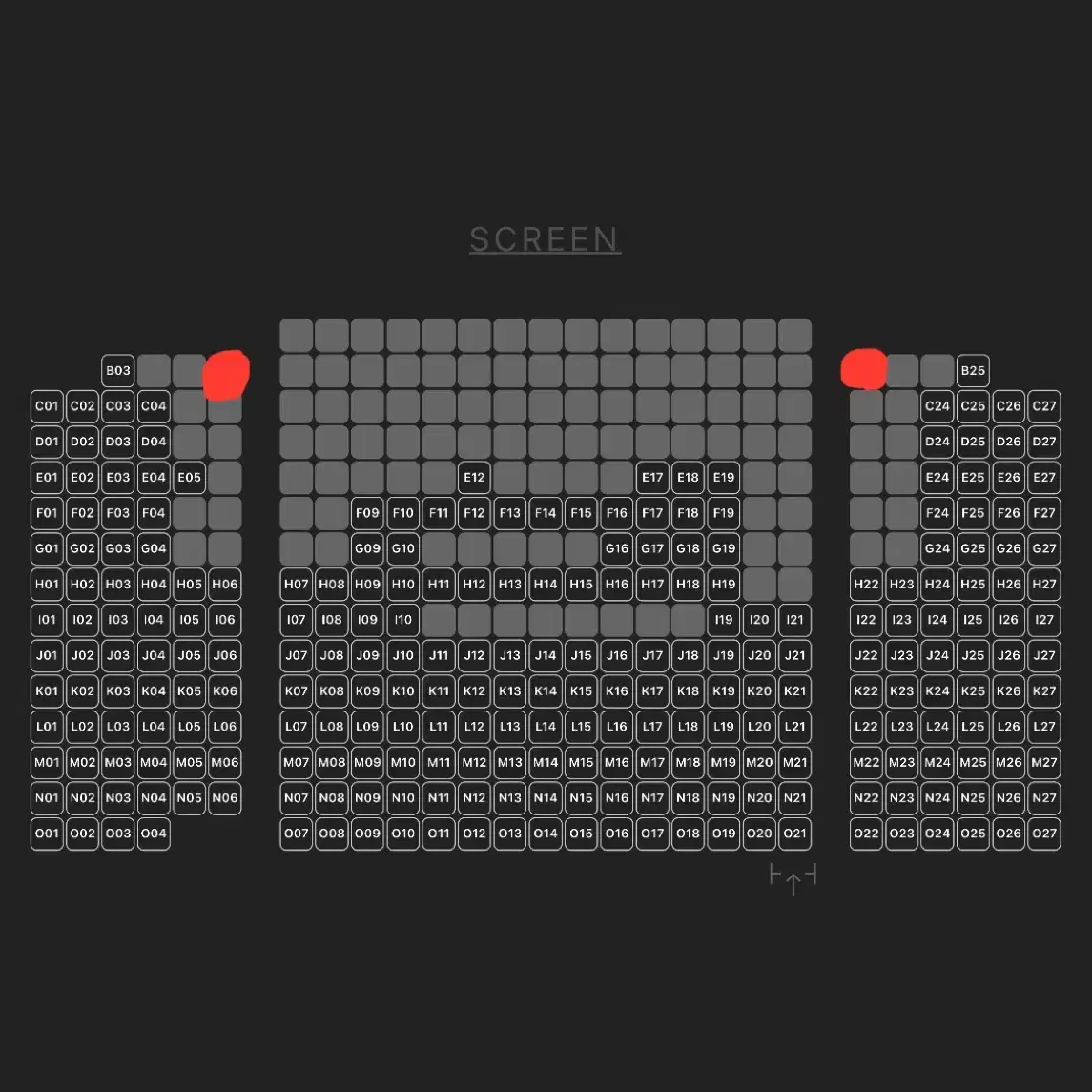 A열 1/30 영등포cgv 검은수녀들 무대인사