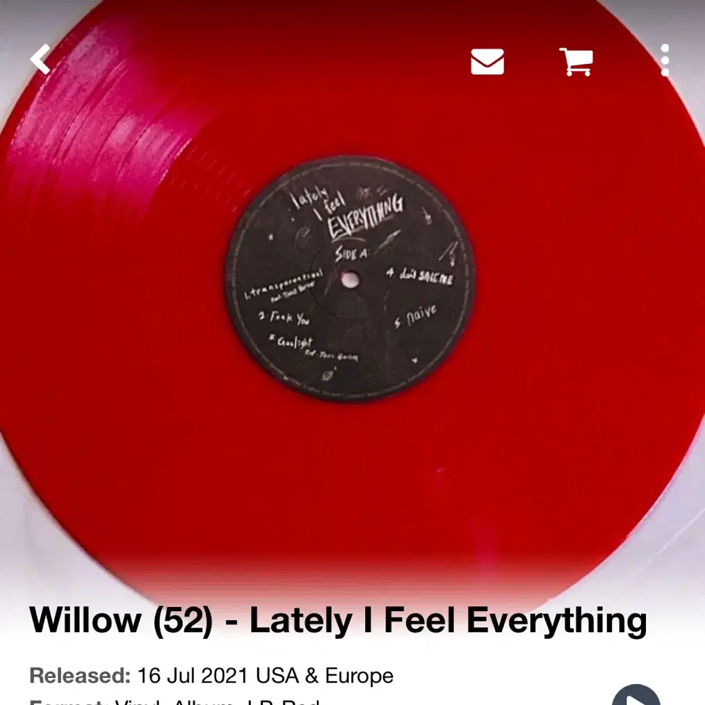 willow 윌로우 엘피 lp 바이닐