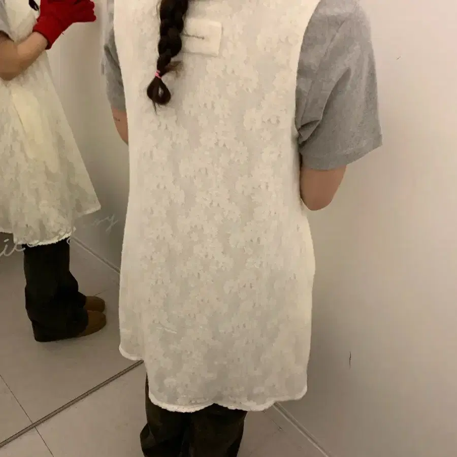 아뜰리에 러브송 lace span dress