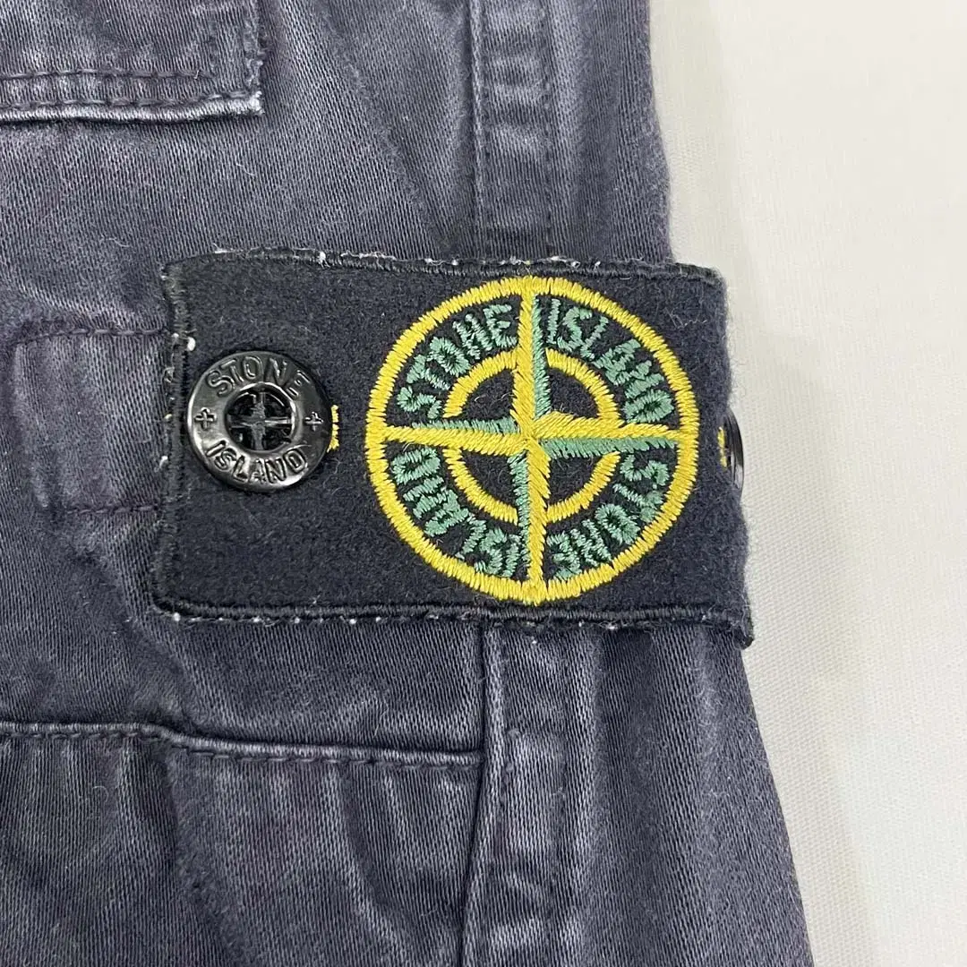 [STONE ISLAND] 스톤아일랜드 키즈 와펜 워싱팬츠