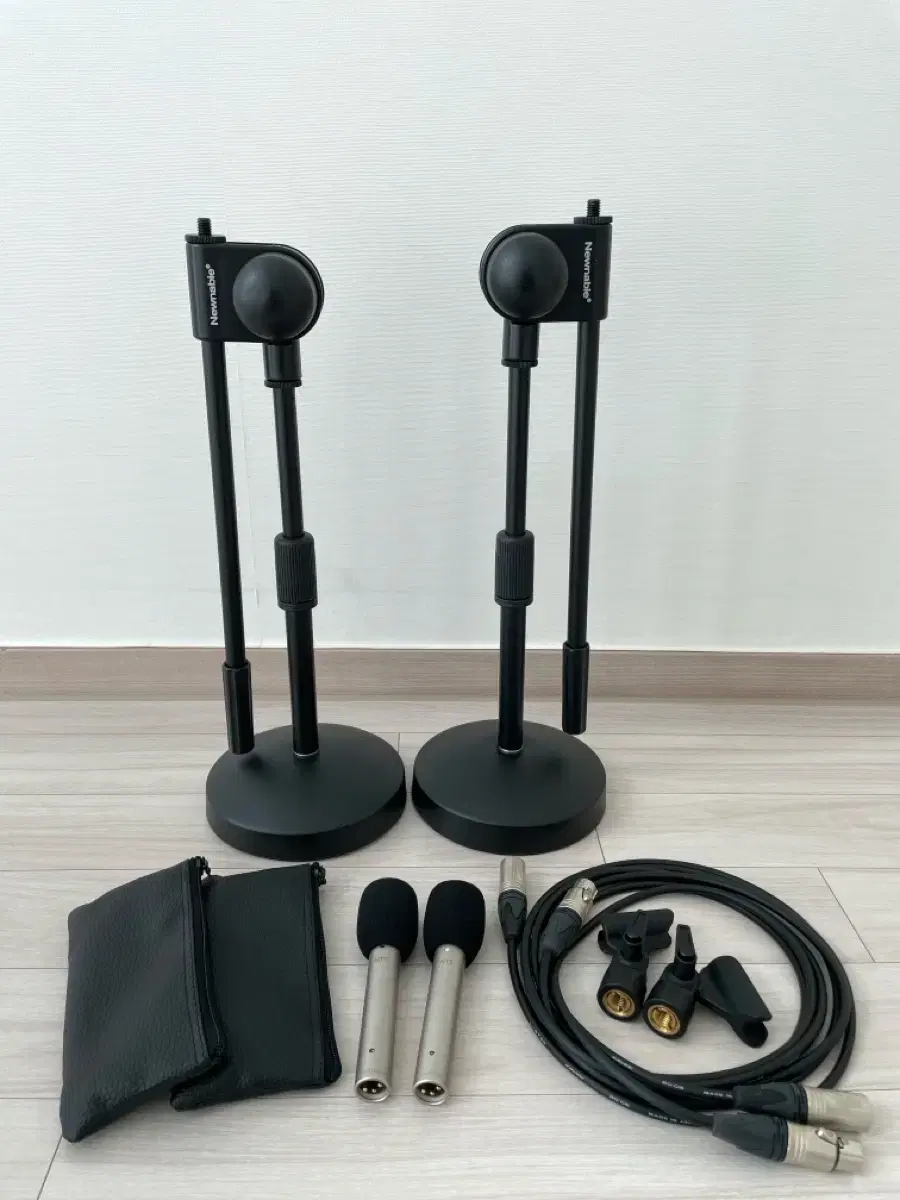 로데 RODE NT5 Pair, 카나레 xlr 케이블, 마이크 스탠드까지